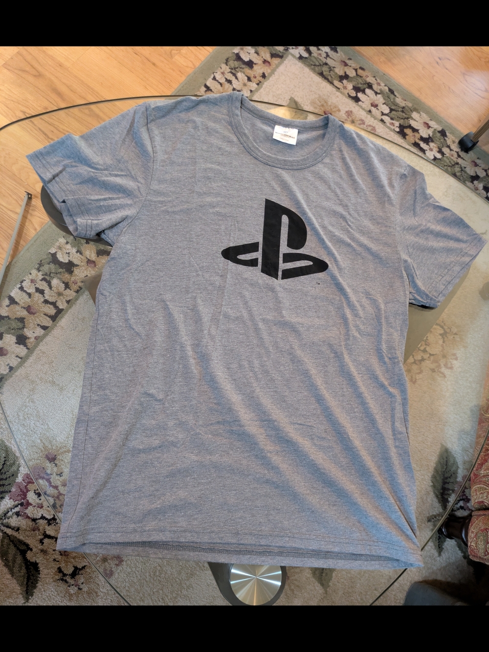$3/12 - PlayStation Logo Gray Short Sleeve Tee